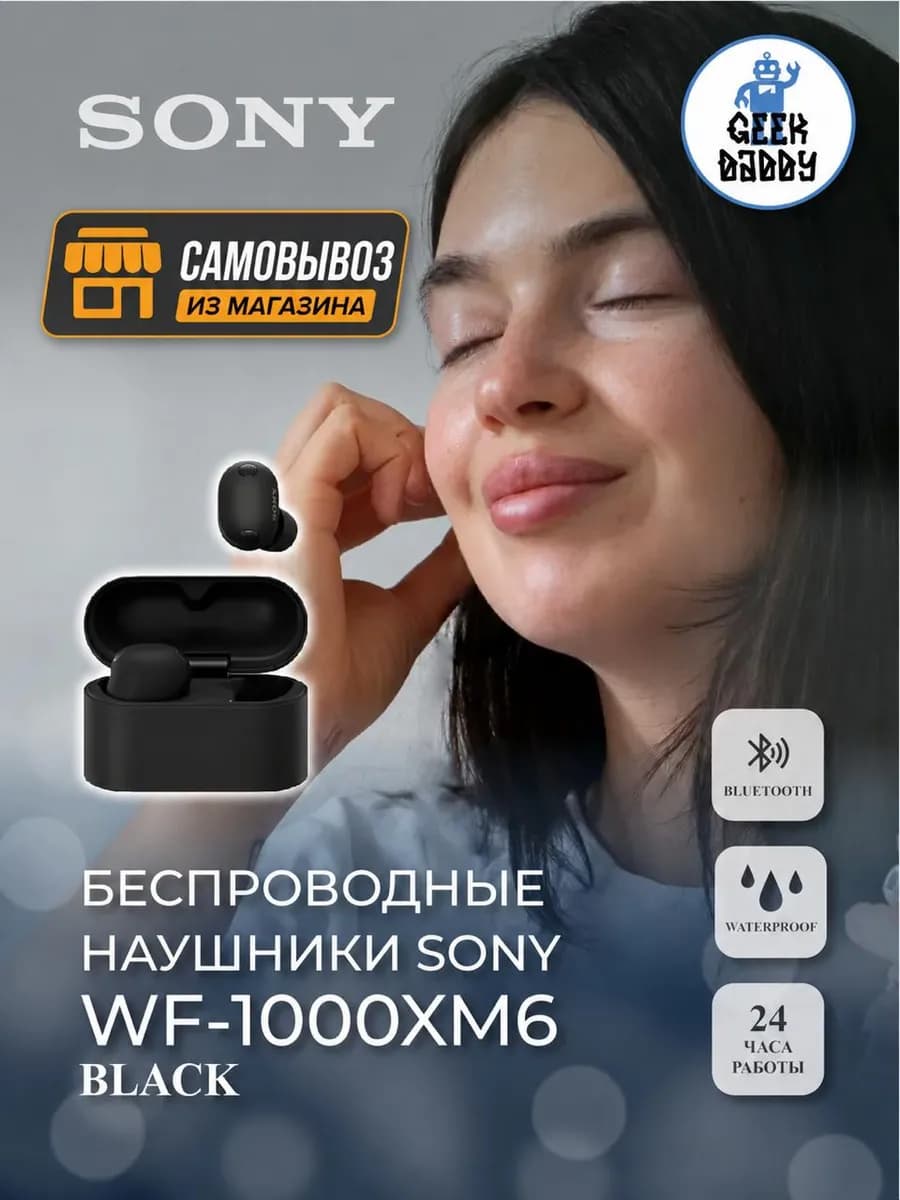 Беспроводные наушники Sony WF-1000XM6 black