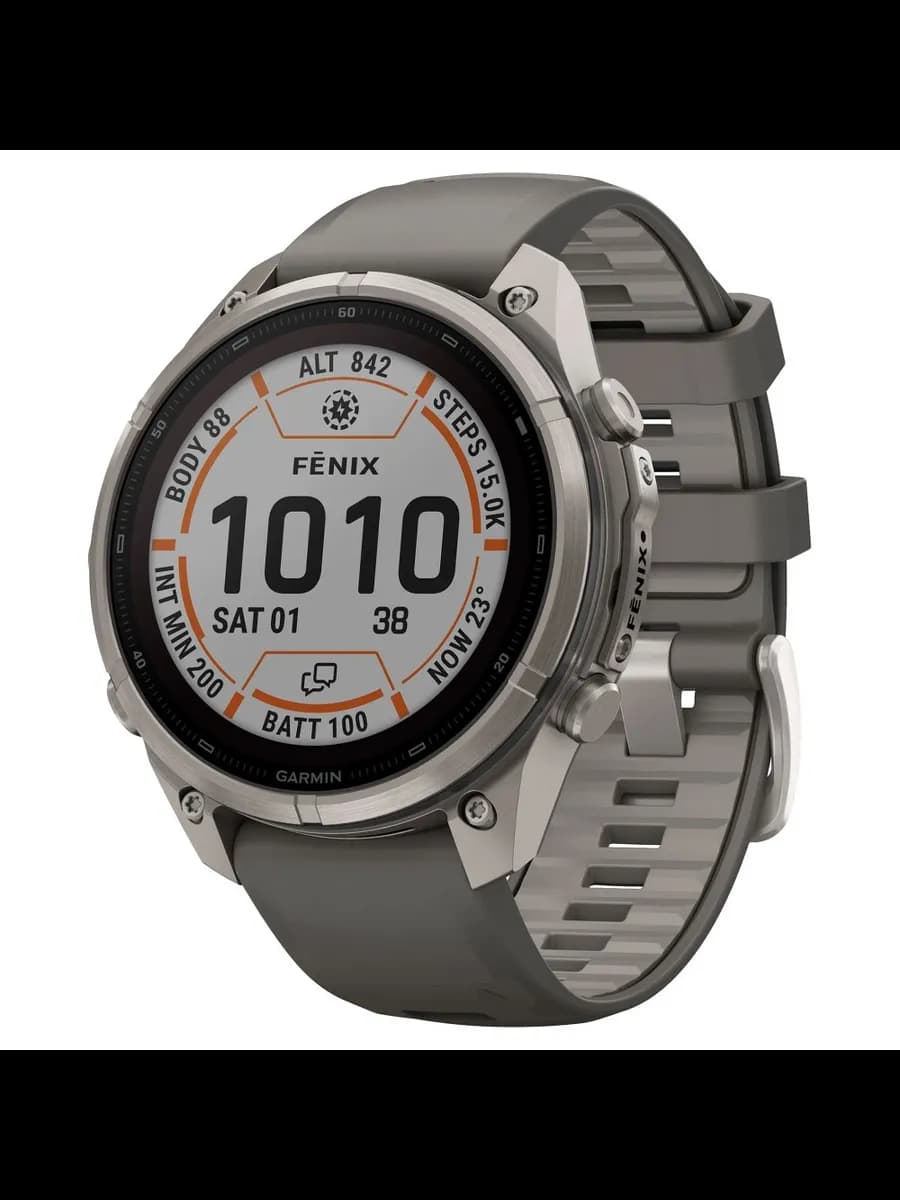 Умные часы Fenix 9Pro47мм Solar inReach Titanium Pebble Gray