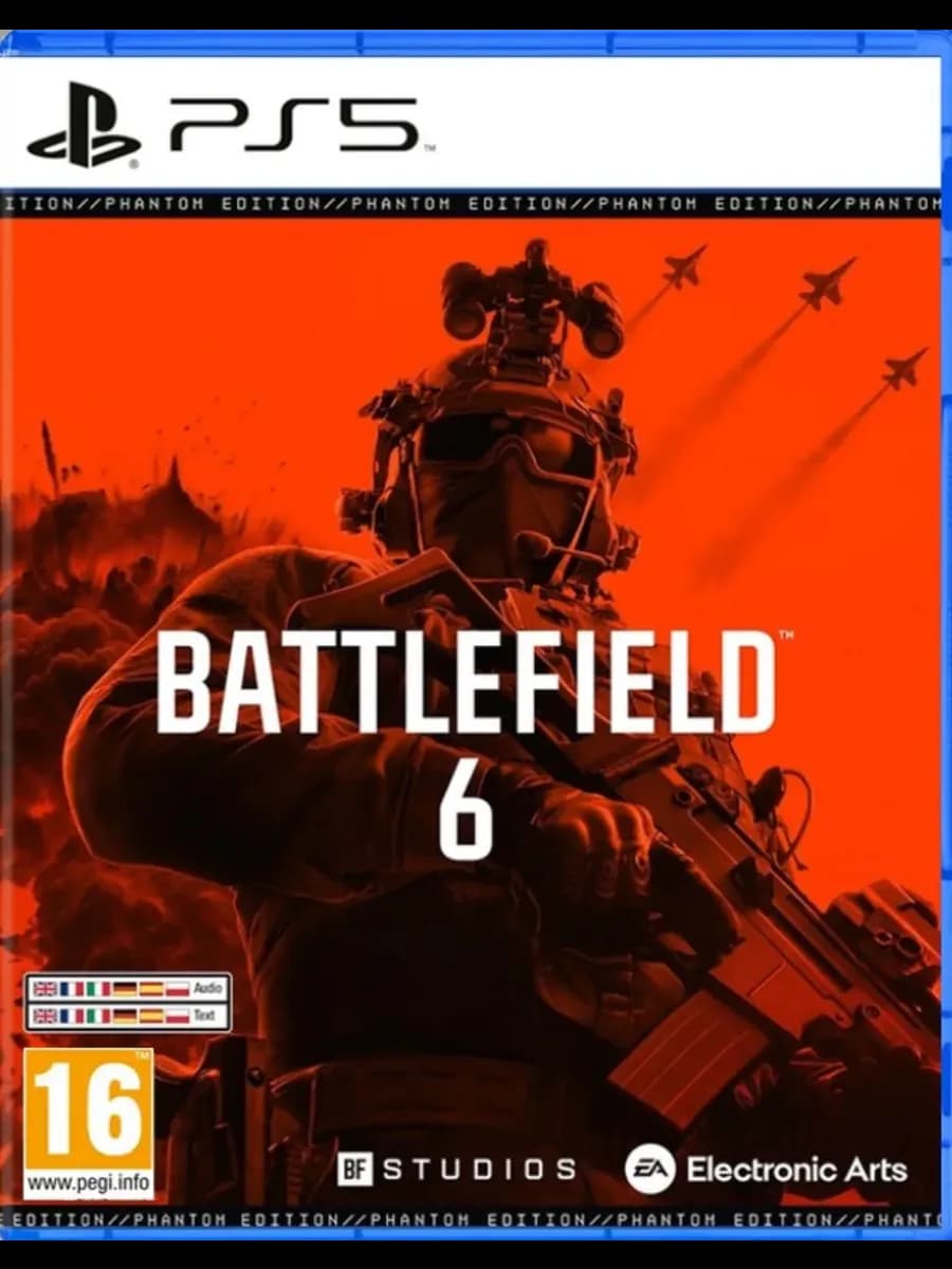 Диск с игрой PS5 Battlefield 6 Phantom Edition