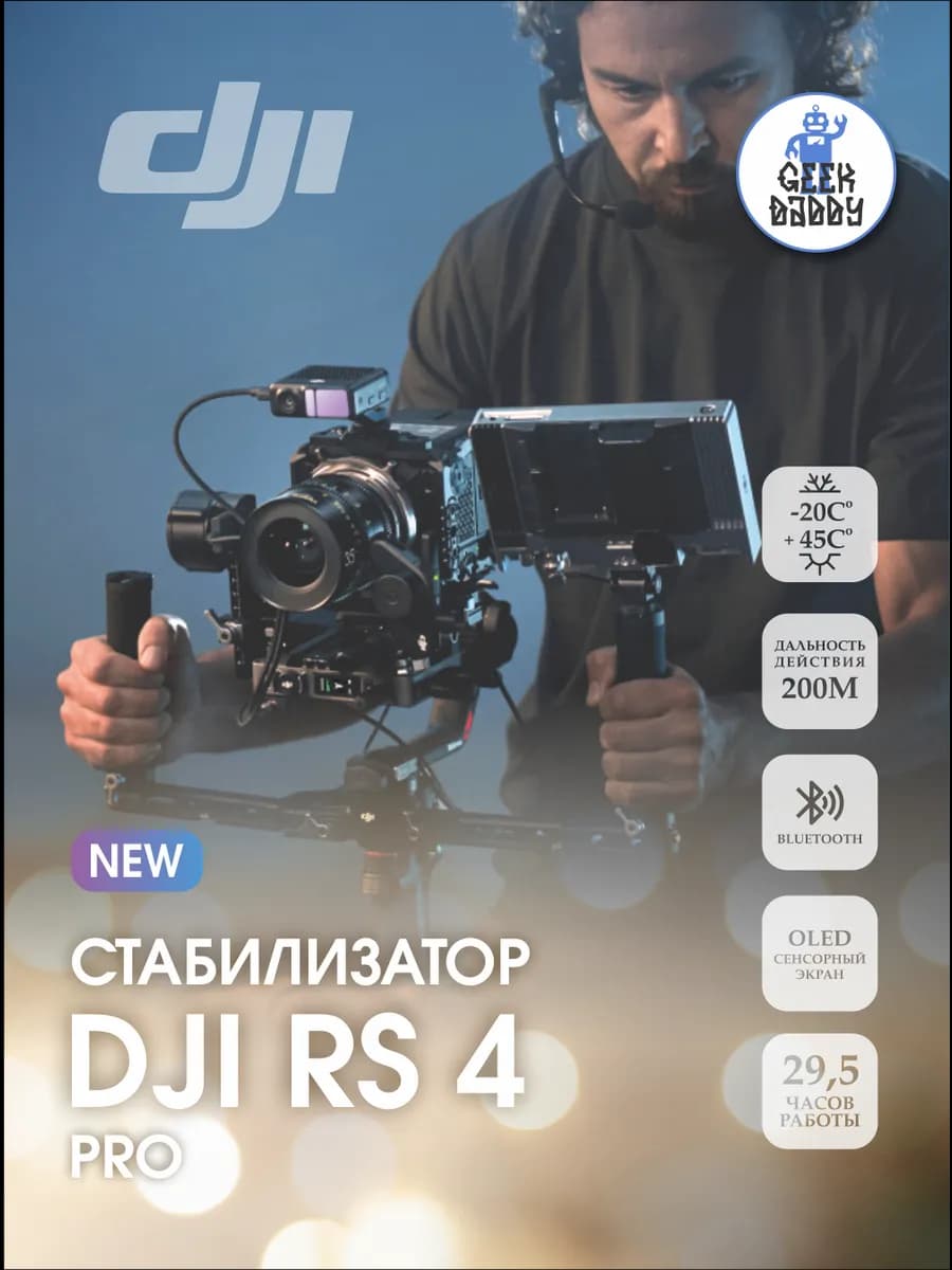 Стабилизатор профессиональный RS 4 Pro черный