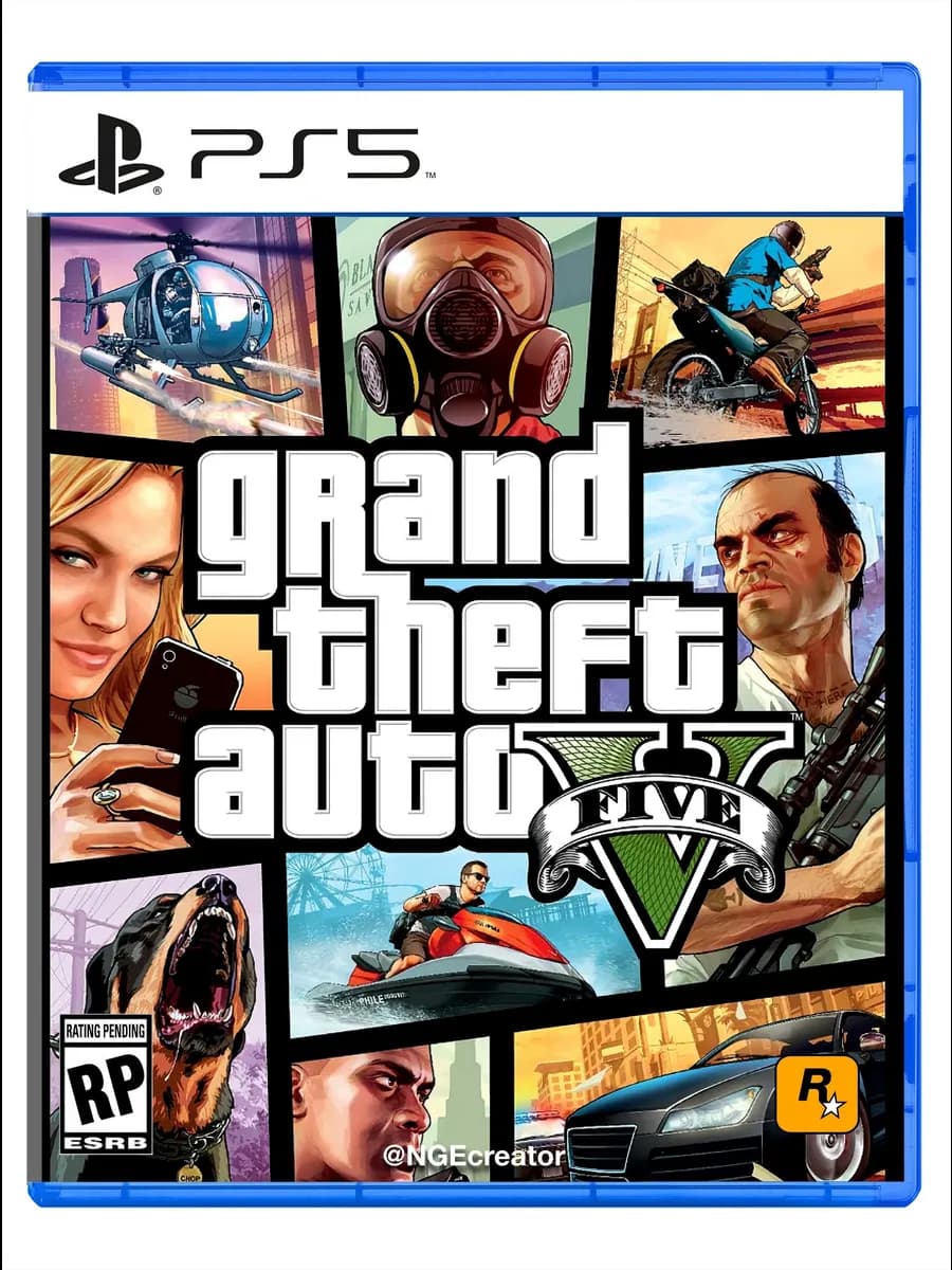 Диск с игрой GTA 5 ( Gran Theft Auto V ) PS5