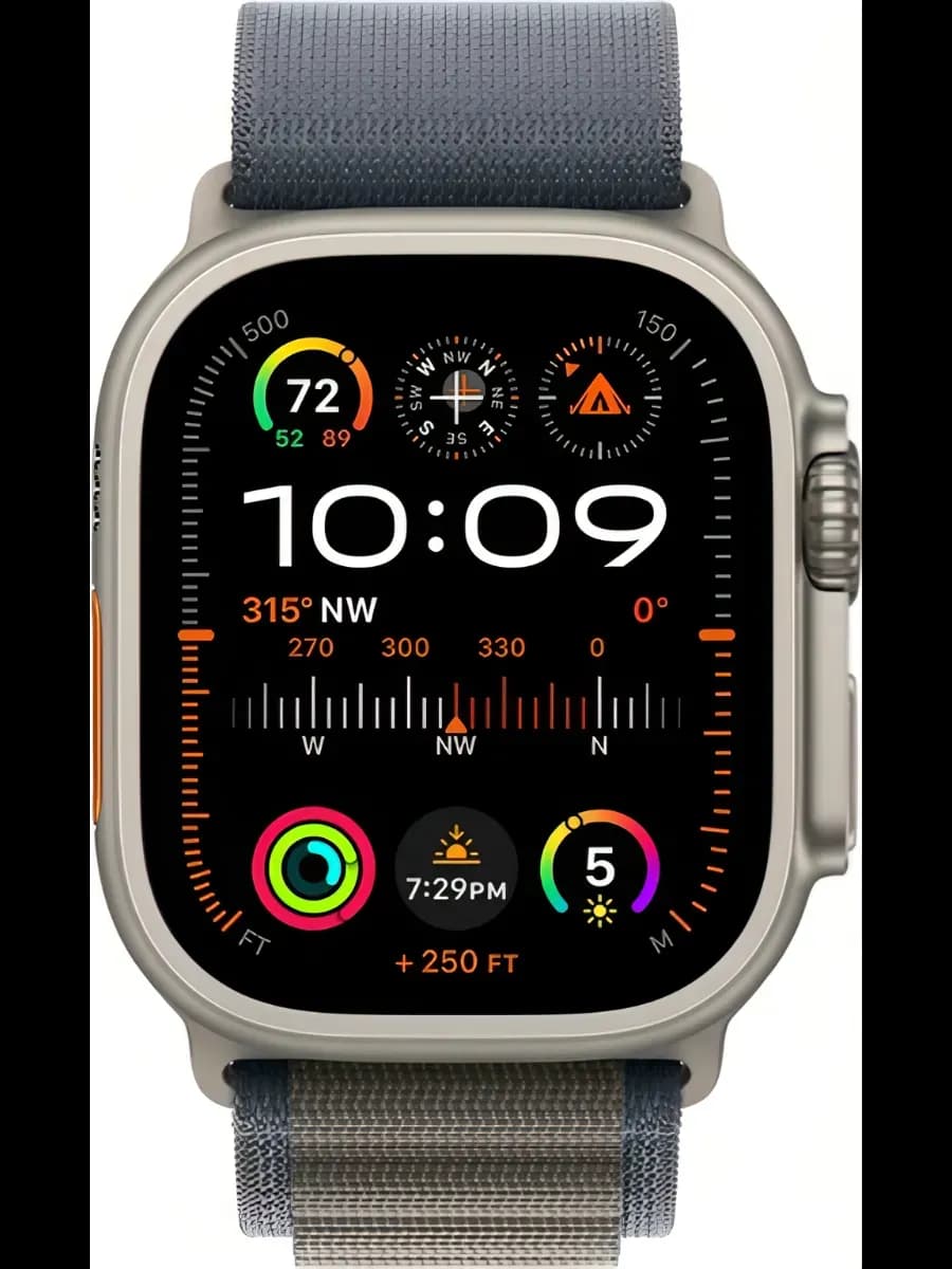 Часы Watch Ultra 2, 49 мм, титан, ремешок Alpine (2023)