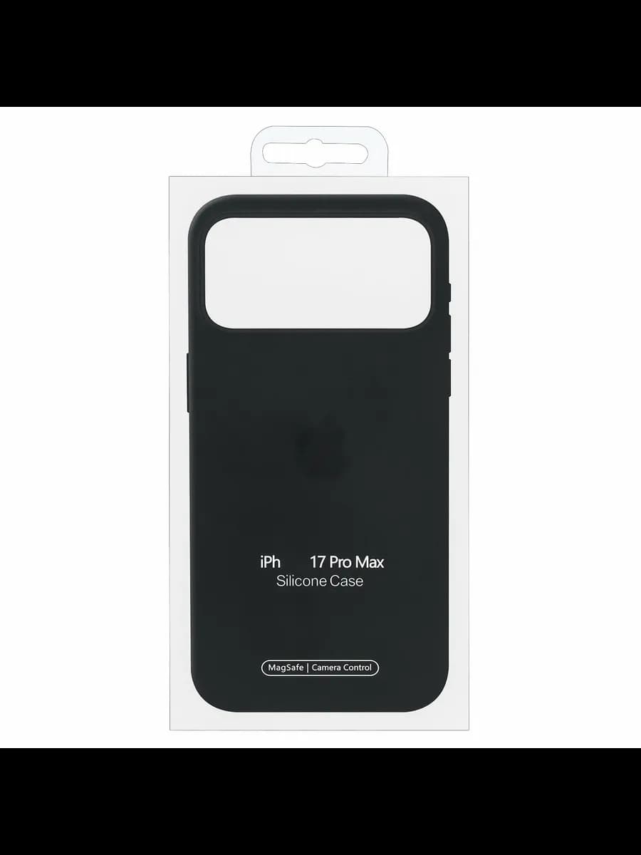 Чехол для iPhone 17 Pro Max Silicone Case Black