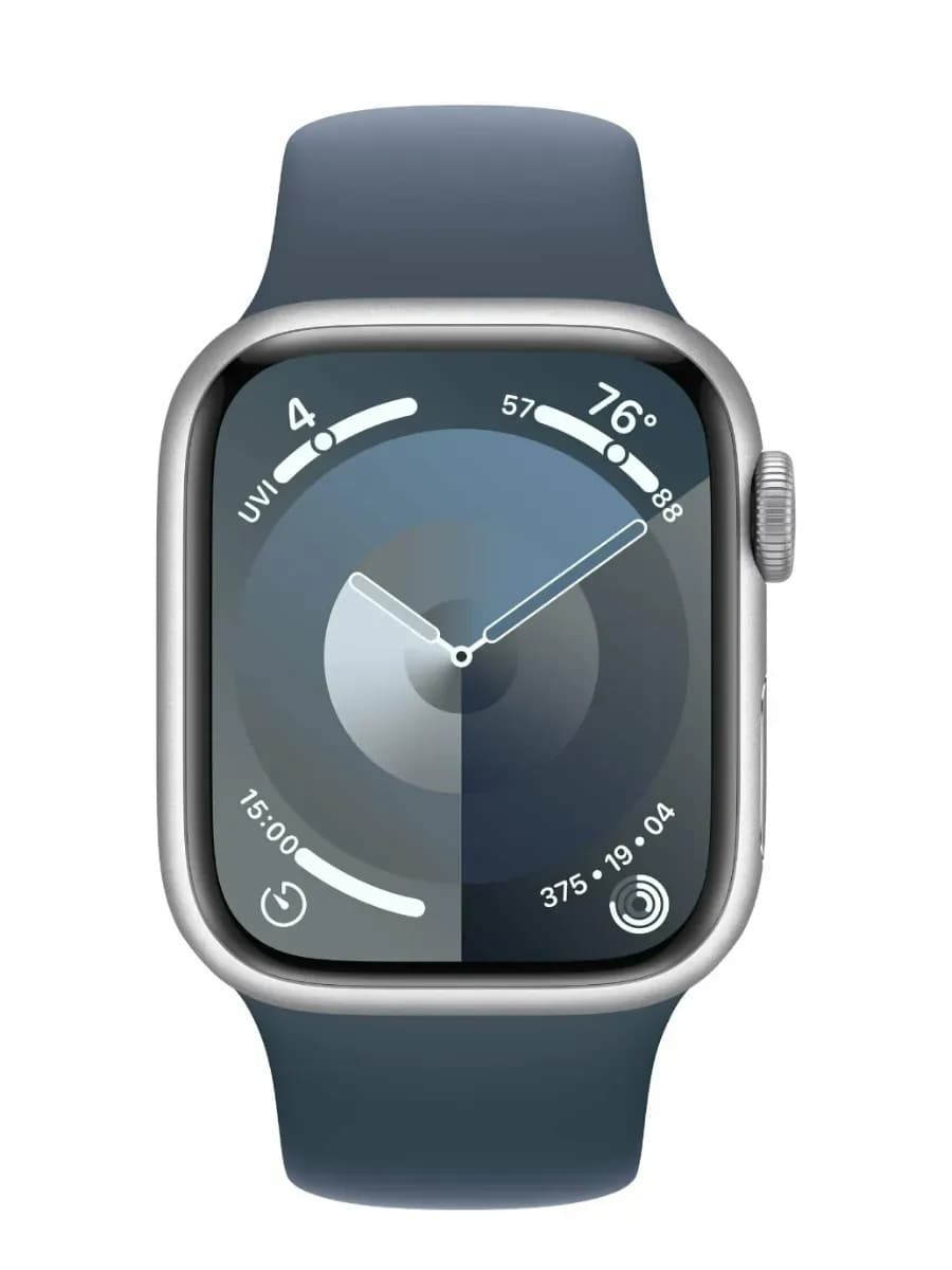 Умные часы Watch S9 41 мм Aluminum GPS Silver Blue Sport M/L