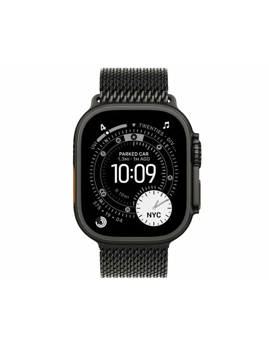 Умные часы Watch Ultra 3 49mm Black Ti Black Milanese Loop L
