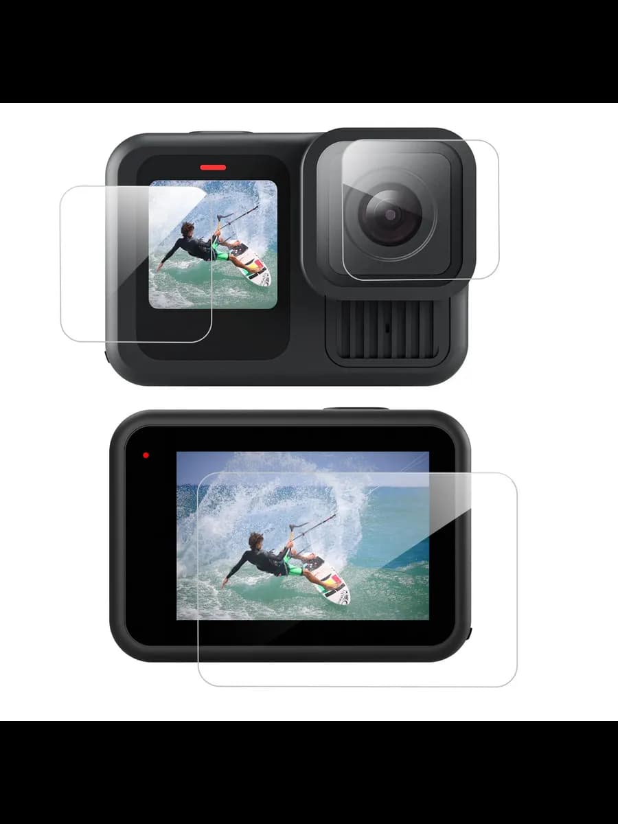 Набор защитных пленок для GoPro Hero 13, на экран и объектив